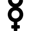 Decorative black square graphic no informational content